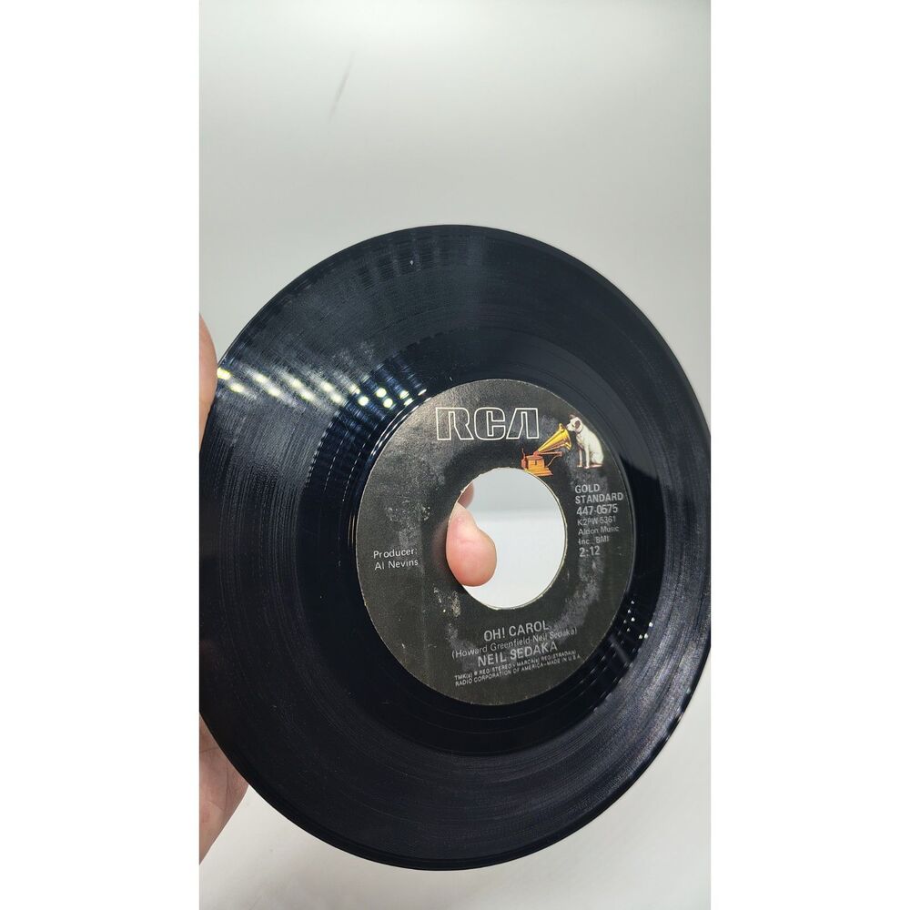 Neil Sedaka Calendar Girl / OH! Carol RCA 45 Record 1960